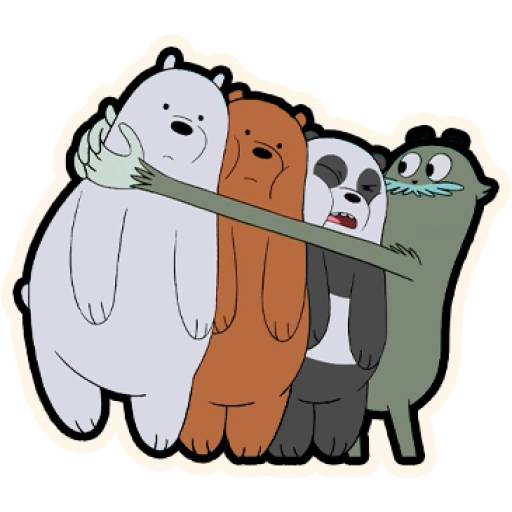 Набор стикеров Charlie (We Bare Bears) для WhatsApp 14