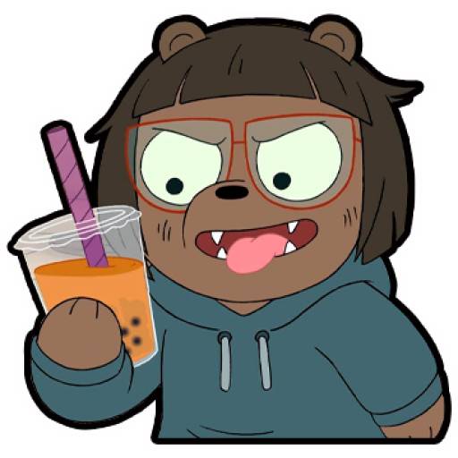 Набор стикеров Chloe Park (We Bare Bears) для WhatsApp 11