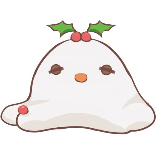 Набор стикеров Christmas mochi для WhatsApp 10