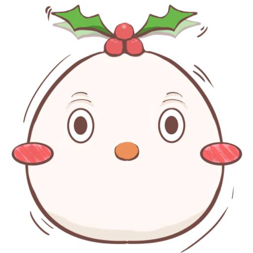 Набор стикеров Christmas mochi для WhatsApp 2