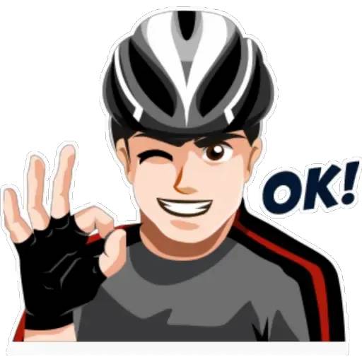 Набор стикеров Cycling SCZ для WhatsApp 15