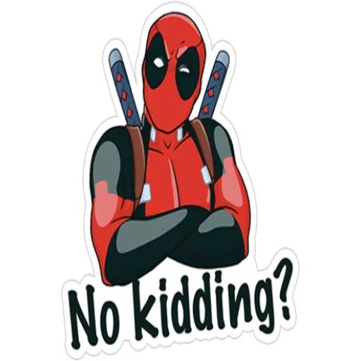 Набор стикеров Deadpool для WhatsApp 12