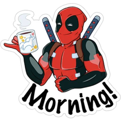 Набор стикеров Deadpool для WhatsApp 26