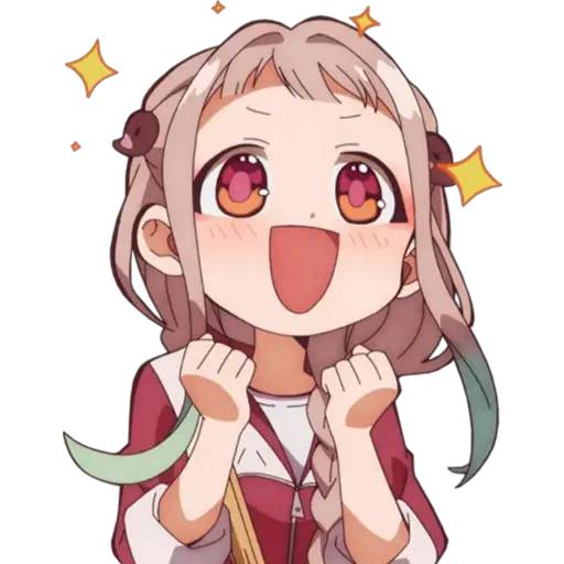 Набор стикеров じばく しょうねん はなこーくん для WhatsApp 1