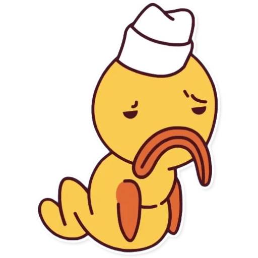 Набор стикеров Ducki для WhatsApp 15