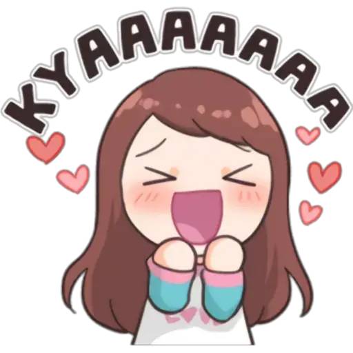 Набор стикеров Fangirl's Activities для WhatsApp 13