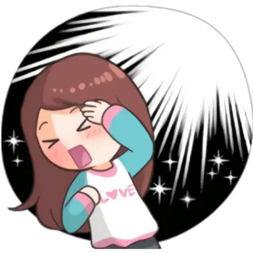 Набор стикеров Fangirl's Activities для WhatsApp 14