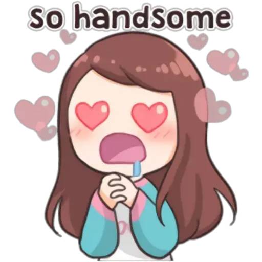 Набор стикеров Fangirl's Activities для WhatsApp 2