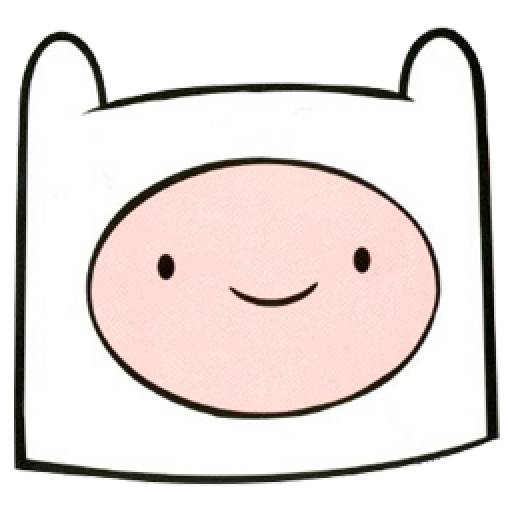 Набор стикеров Finn The Human (Adventure Time) для WhatsApp 11