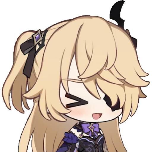 Набор стикеров Fischl для WhatsApp 10