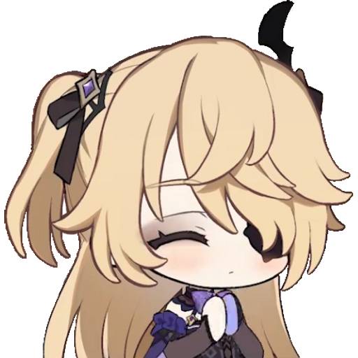 Набор стикеров Fischl для WhatsApp 11