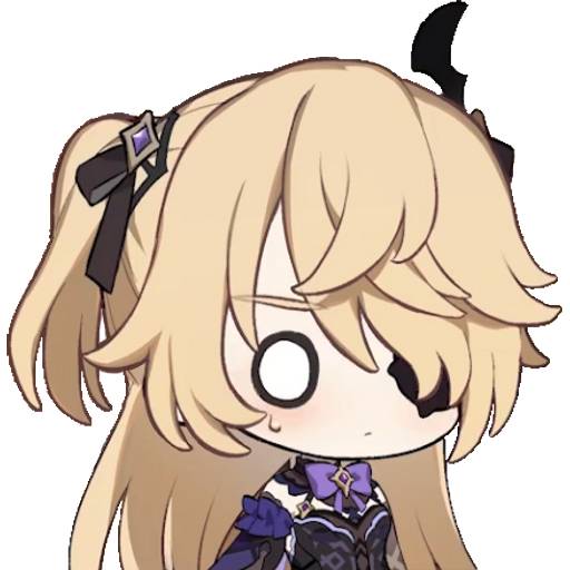 Набор стикеров Fischl для WhatsApp 4