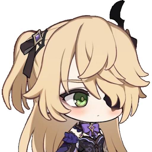 Набор стикеров Fischl для WhatsApp 6