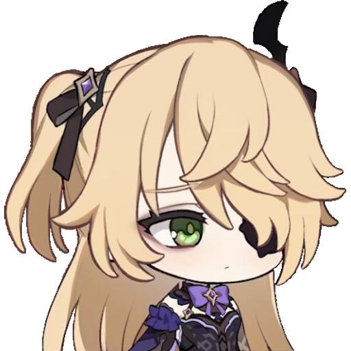 Набор стикеров Fischl для WhatsApp 7