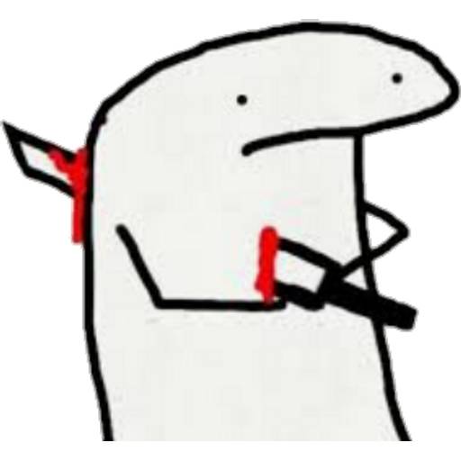 Набор стикеров Flork для WhatsApp 19