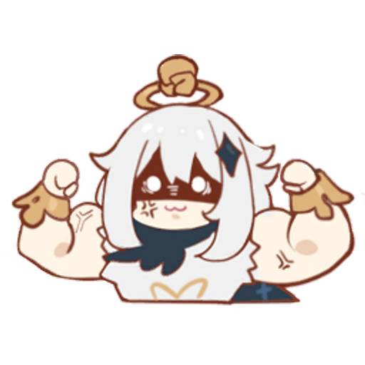 Набор стикеров Genshin Chat Stickers v.1.0 для WhatsApp 1