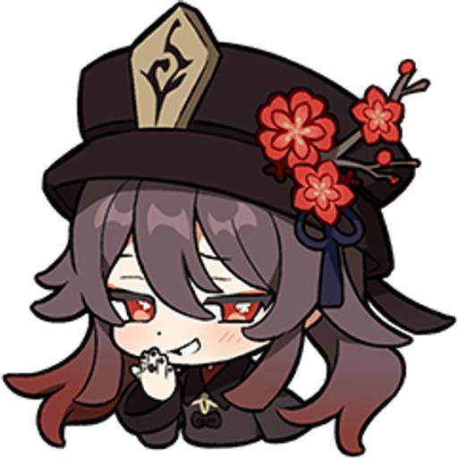 Набор стикеров Genshin Chat Stickers v.3.0 для WhatsApp 5