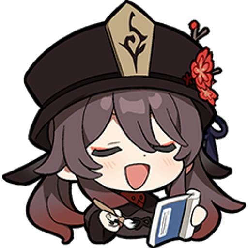 Набор стикеров Genshin Chat Stickers v.3.0 для WhatsApp 6