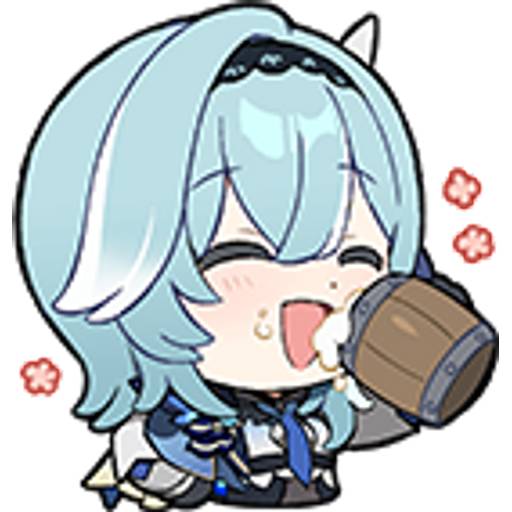 Набор стикеров Genshin для WhatsApp 2