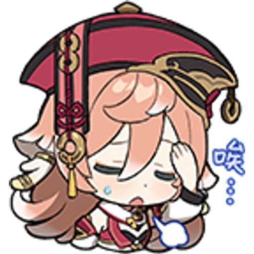 Набор стикеров Genshin для WhatsApp 26