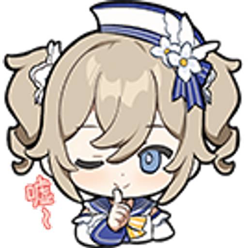 Набор стикеров Genshin Impact #2 для WhatsApp 3