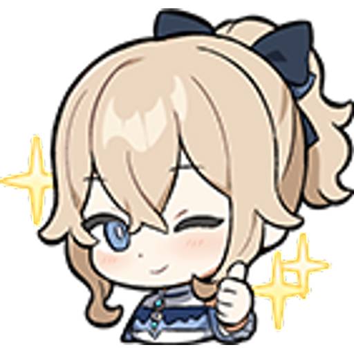 Набор стикеров Genshin Impact #2 для WhatsApp 4