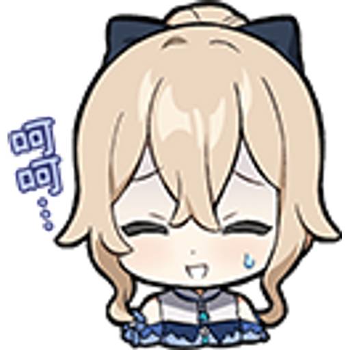 Набор стикеров Genshin Impact #2 для WhatsApp 8