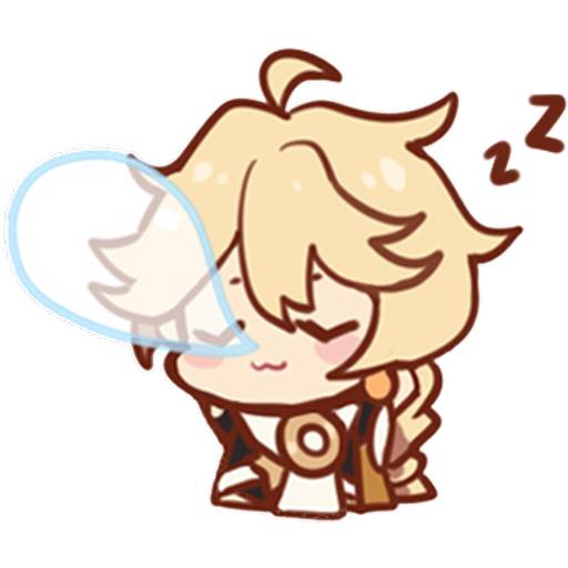 Набор стикеров Genshin Impact Stickers для WhatsApp 1