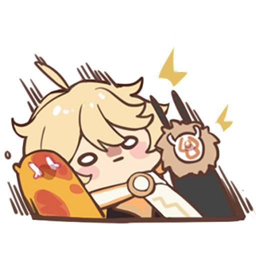 Набор стикеров Genshin Impact Stickers для WhatsApp 2