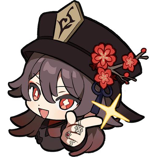 Набор стикеров Genshin Impact Stickers для WhatsApp 22