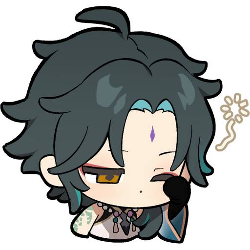 Набор стикеров Genshin Impact Stickers для WhatsApp 24