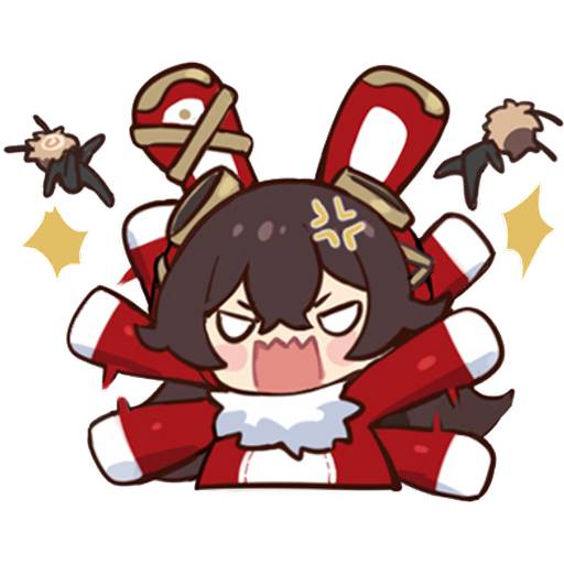 Набор стикеров Genshin Impact Stickers для WhatsApp 4