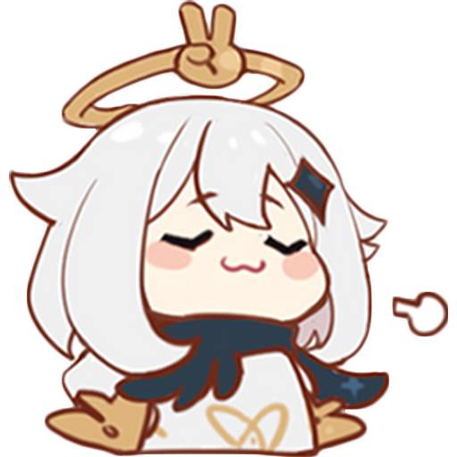 Набор стикеров Genshin Impact Stickers для WhatsApp 5