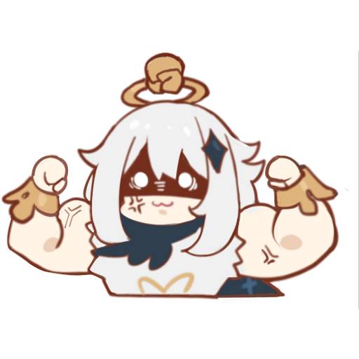 Набор стикеров Genshin impact stickers pack 1 для WhatsApp 1