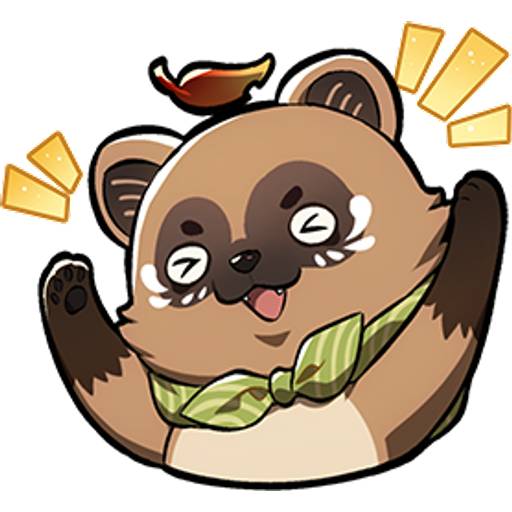 Набор стикеров Genshin impact stickers pack 12 для WhatsApp 16