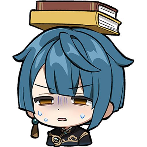 Набор стикеров Genshin impact stickers pack 14 для WhatsApp 14