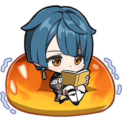 Набор стикеров Genshin impact stickers pack 14 для WhatsApp 15