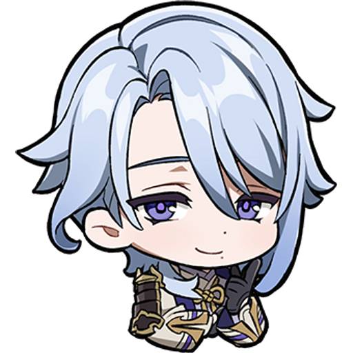 Набор стикеров Genshin impact stickers pack 14 для WhatsApp 2