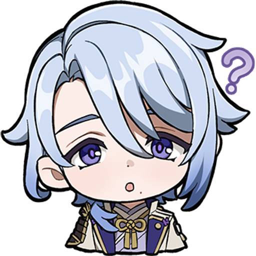 Набор стикеров Genshin impact stickers pack 14 для WhatsApp 4