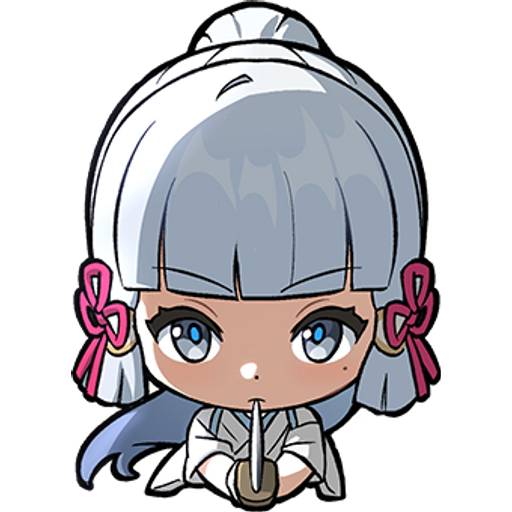 Набор стикеров Genshin impact stickers pack 14 для WhatsApp 5