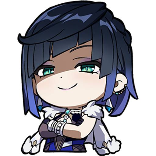 Набор стикеров Genshin impact stickers pack 15 для WhatsApp 1