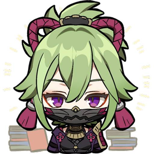 Набор стикеров Genshin impact stickers pack 15 для WhatsApp 11