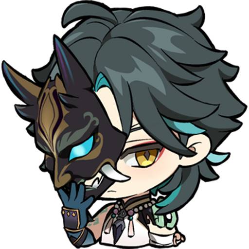 Набор стикеров Genshin impact stickers pack 15 для WhatsApp 12