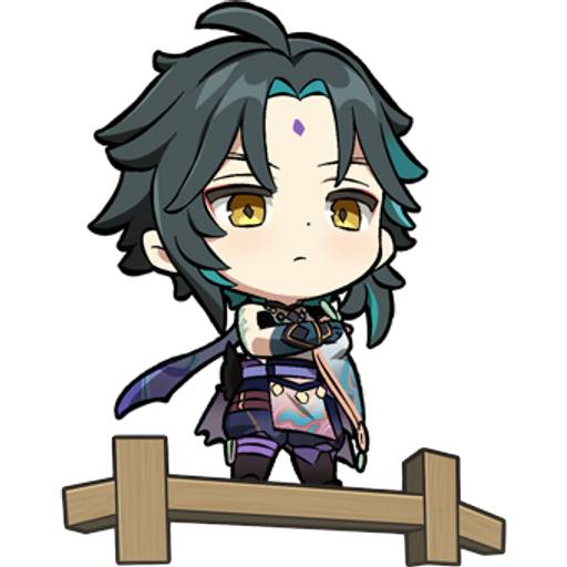 Набор стикеров Genshin impact stickers pack 15 для WhatsApp 13