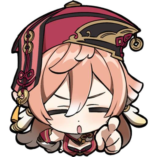 Набор стикеров Genshin impact stickers pack 15 для WhatsApp 15