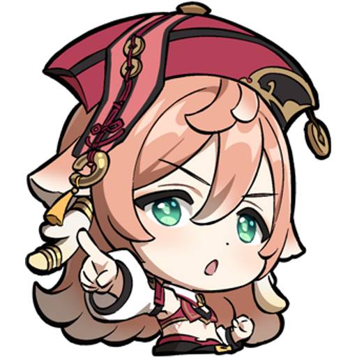 Набор стикеров Genshin impact stickers pack 15 для WhatsApp 16