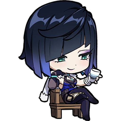 Набор стикеров Genshin impact stickers pack 15 для WhatsApp 2