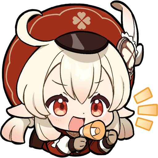 Набор стикеров Genshin impact stickers pack 7 для WhatsApp 1