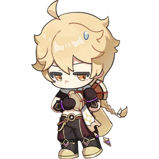 Набор стикеров Genshin Impact Teyvat Times 1-4 для WhatsApp 21