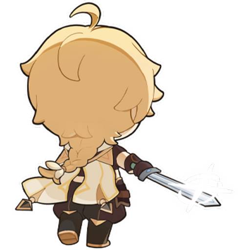 Набор стикеров Genshin Impact Teyvat Times 1-4 для WhatsApp 23